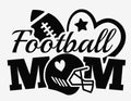 Custom Football mom car/truck decal